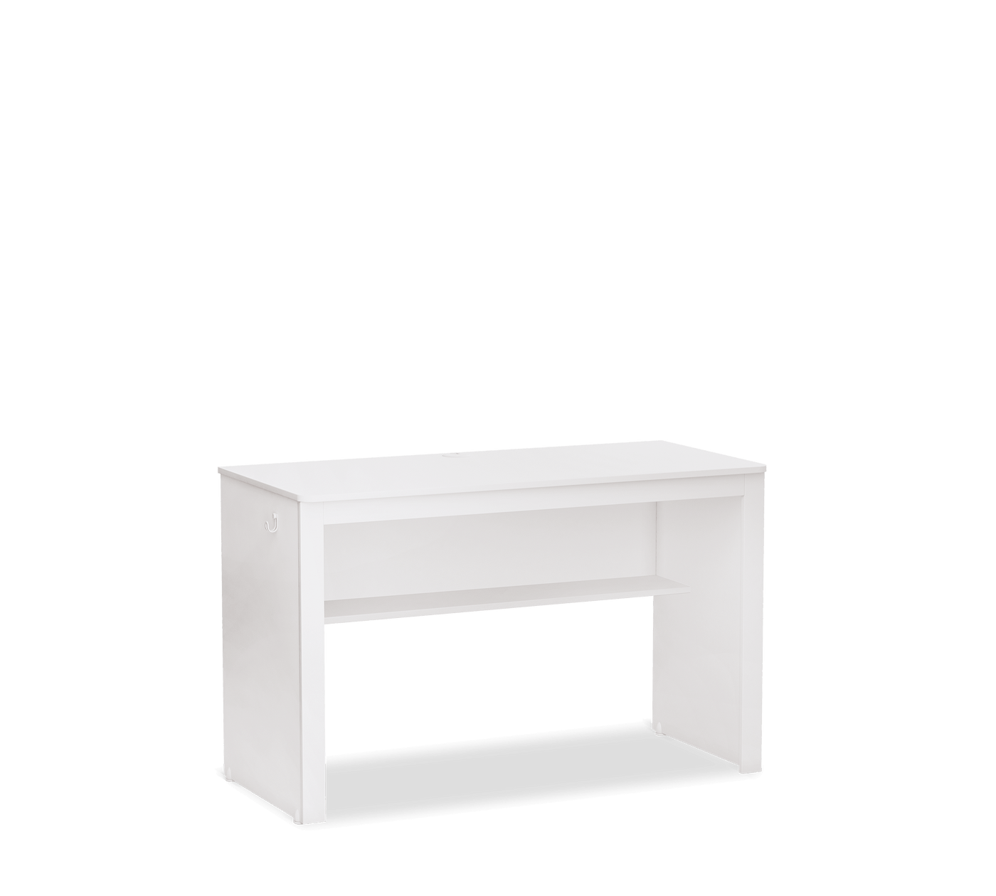 Line Study Desk White