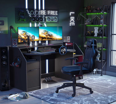 Gaming Desk Black