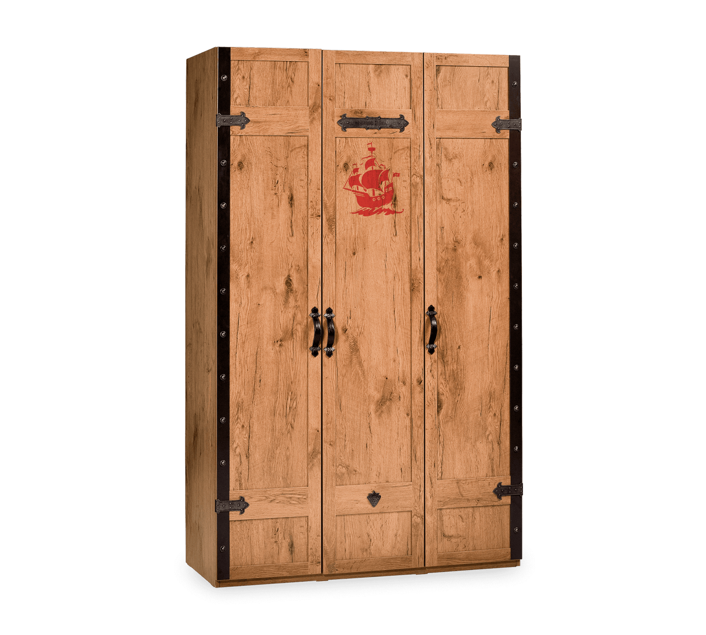 Pirate 3 Doors Wardrobe