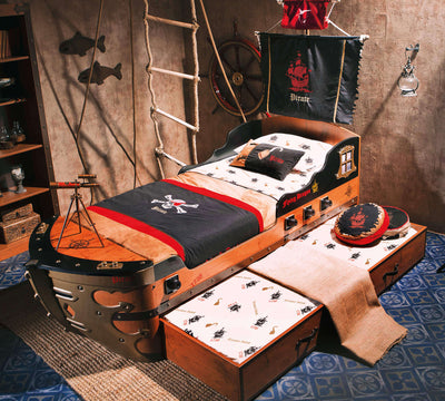 Pirate Ship Bed (90x190 cm)