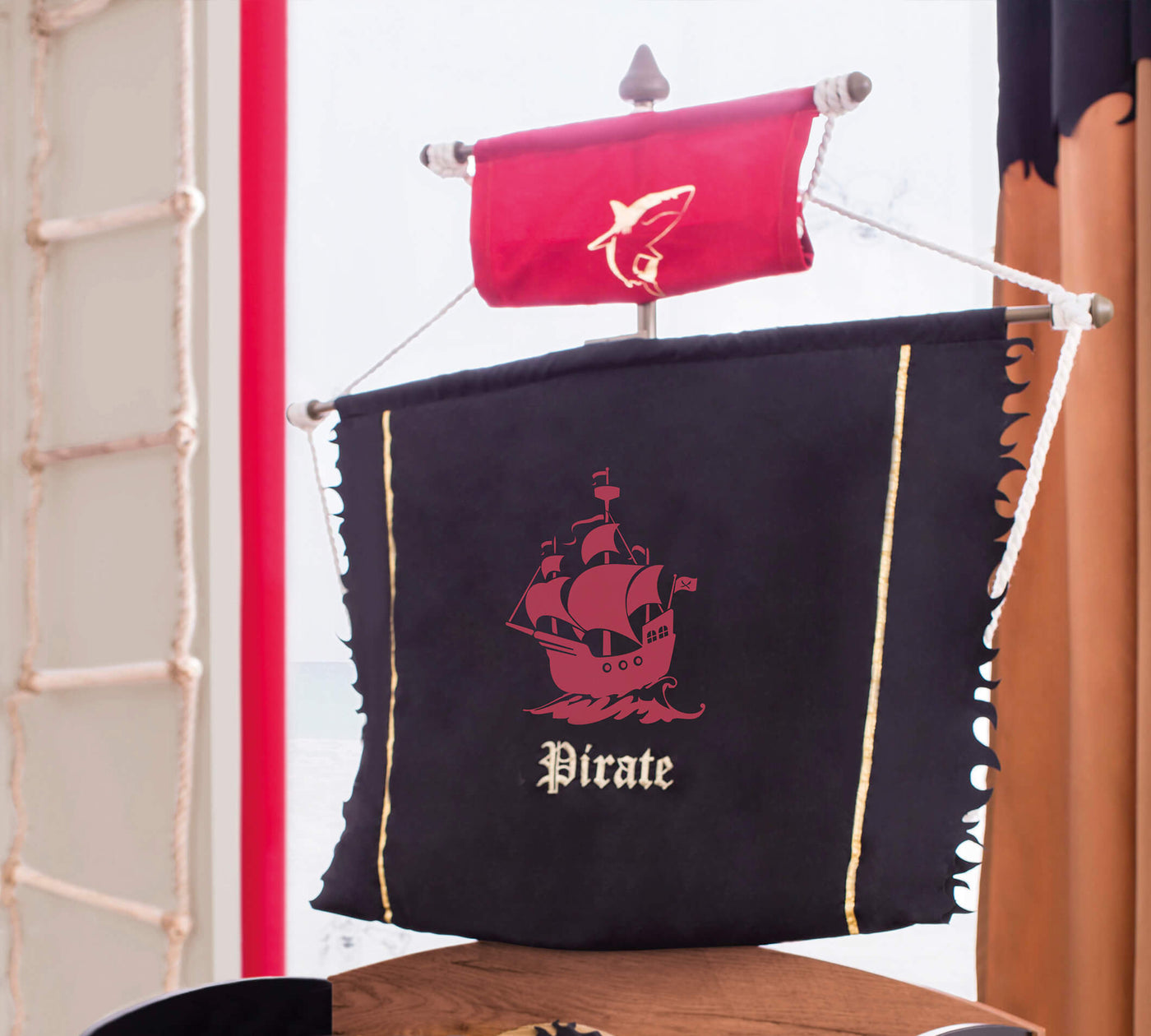 Pirate Ship Bed (90x190 cm)