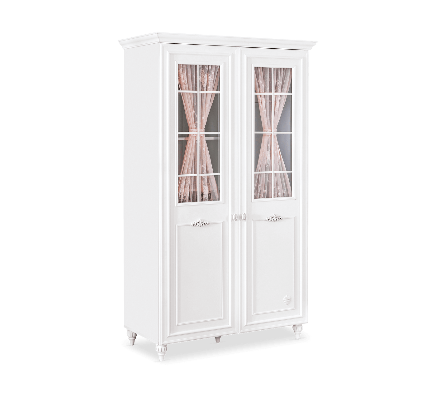 Romantica 2 Doors Wardrobe Whit Window