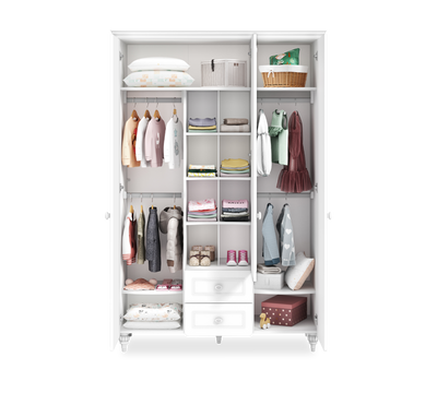 Baby Romantic 3 Doors Wardrobe