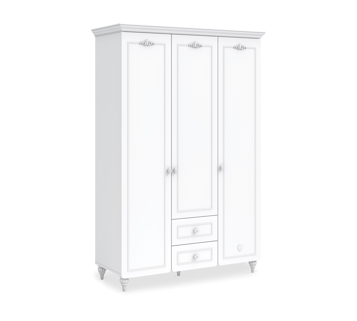 Baby Romantic 3 Doors Wardrobe