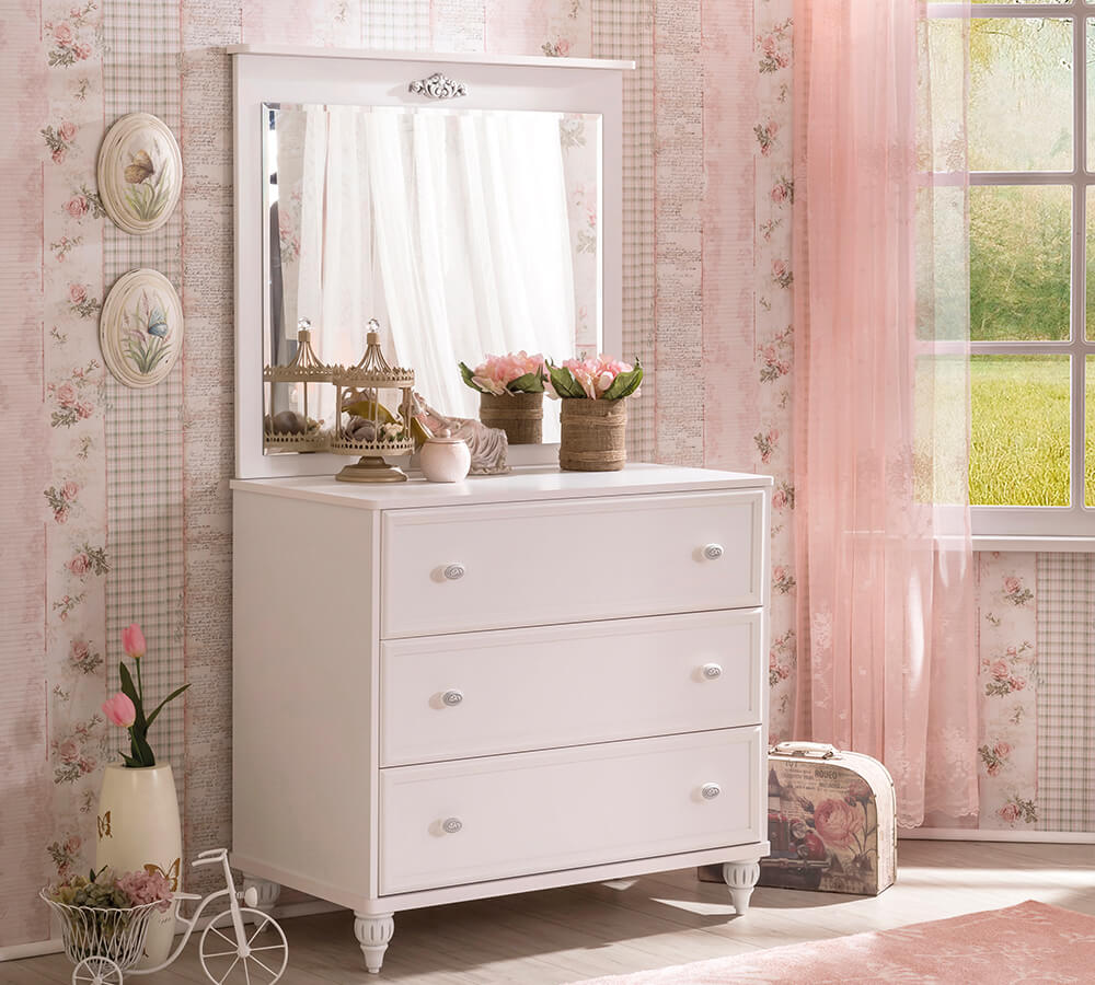 Romantica Dresser With Mirror