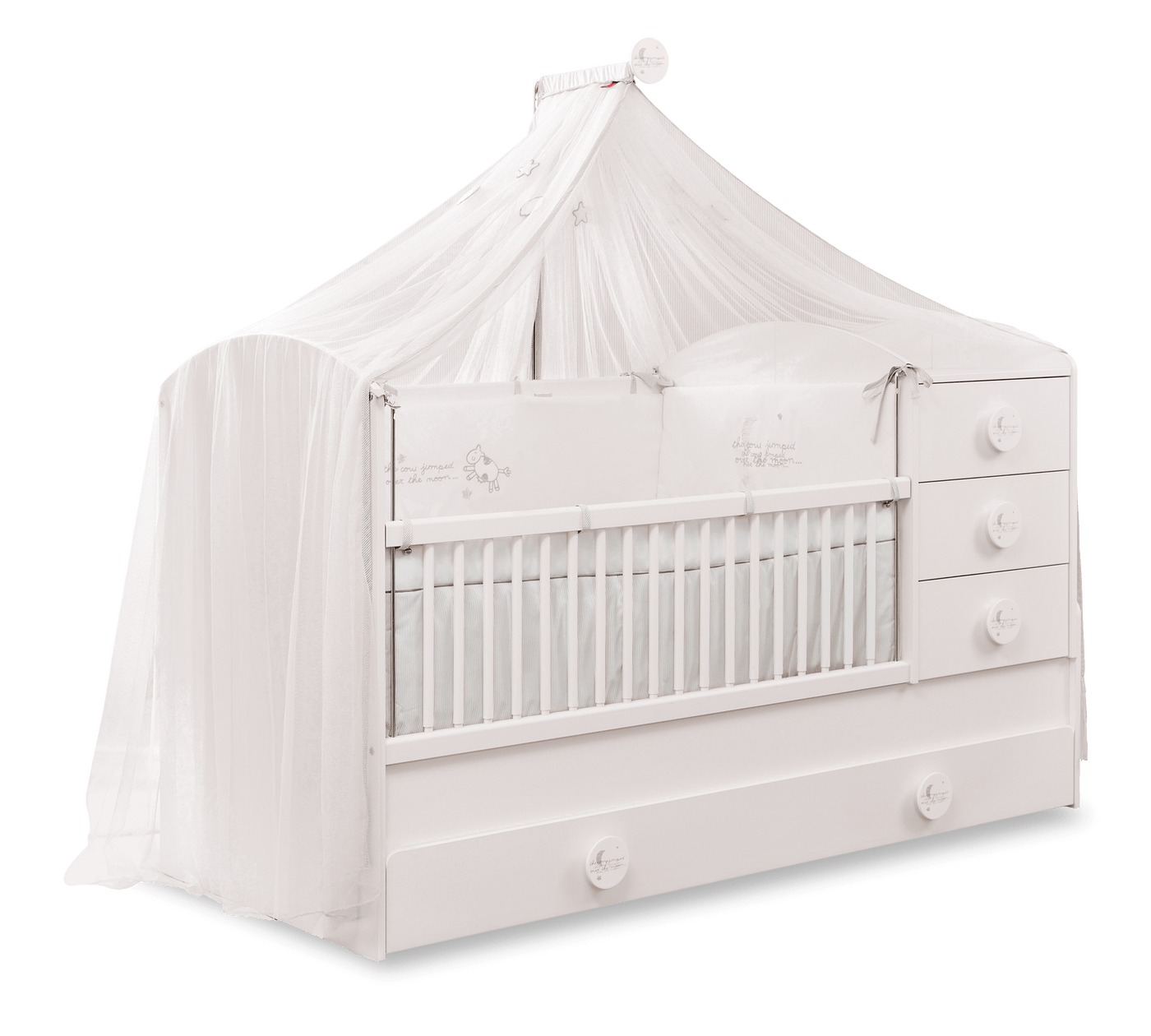 Baby Cotton Sl Convertible Baby Bed (With Parent Bed) (80x180 cm)