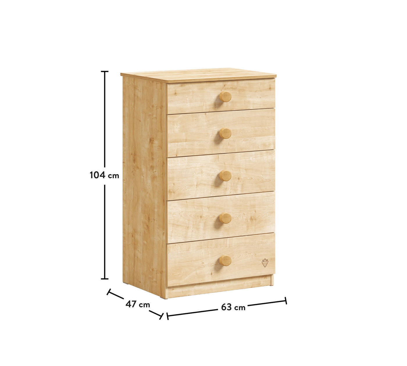 Mocha Tall Dresser