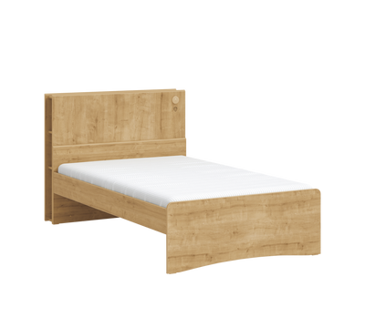 Mocha Bookshelf Headboard 120 cm