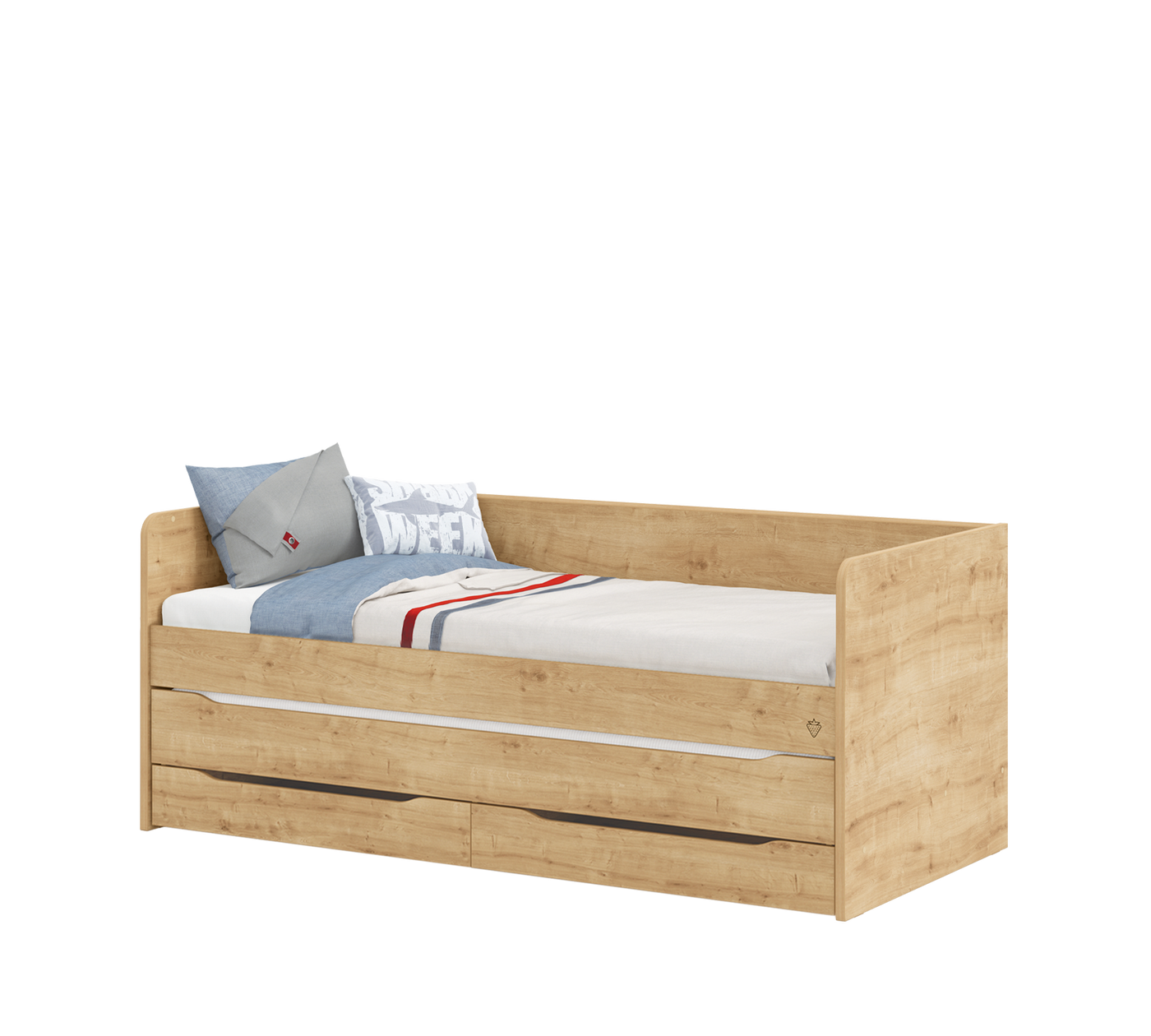 Mocha Studio Drawer Pull-out Bed (90x200 cm)