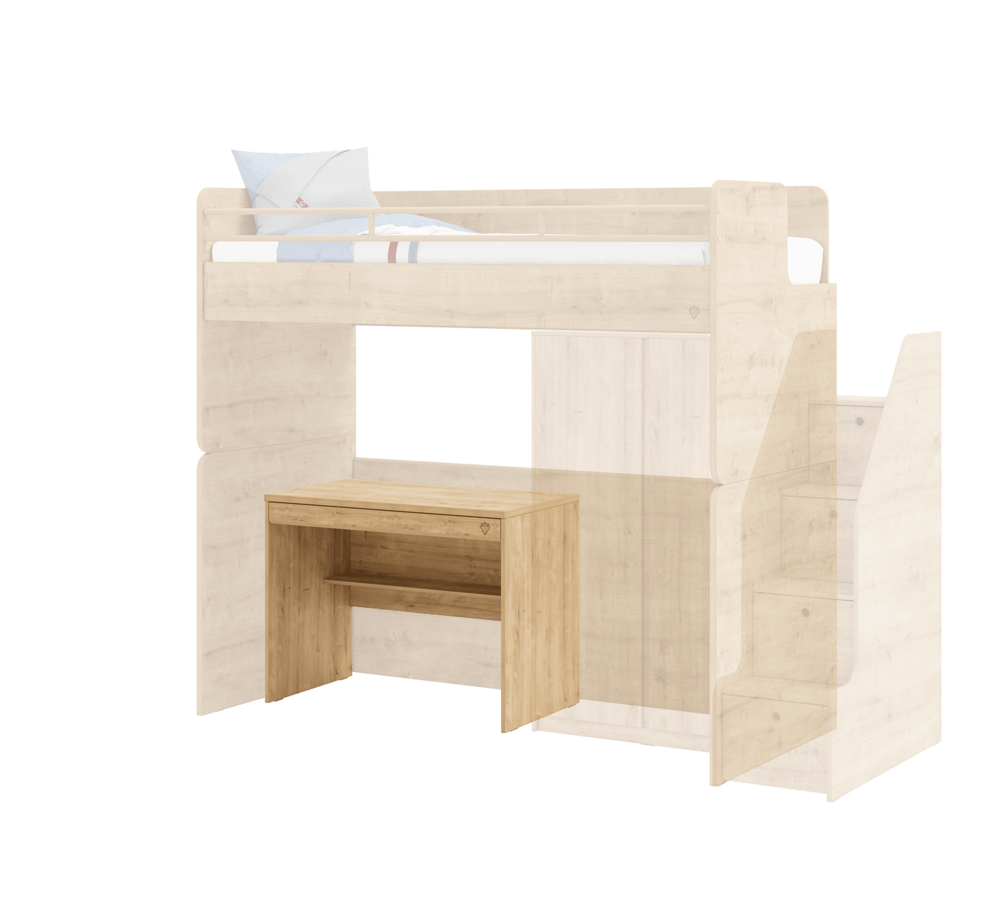 Studio Study Desk Oak