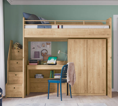 Studio Study Desk Oak