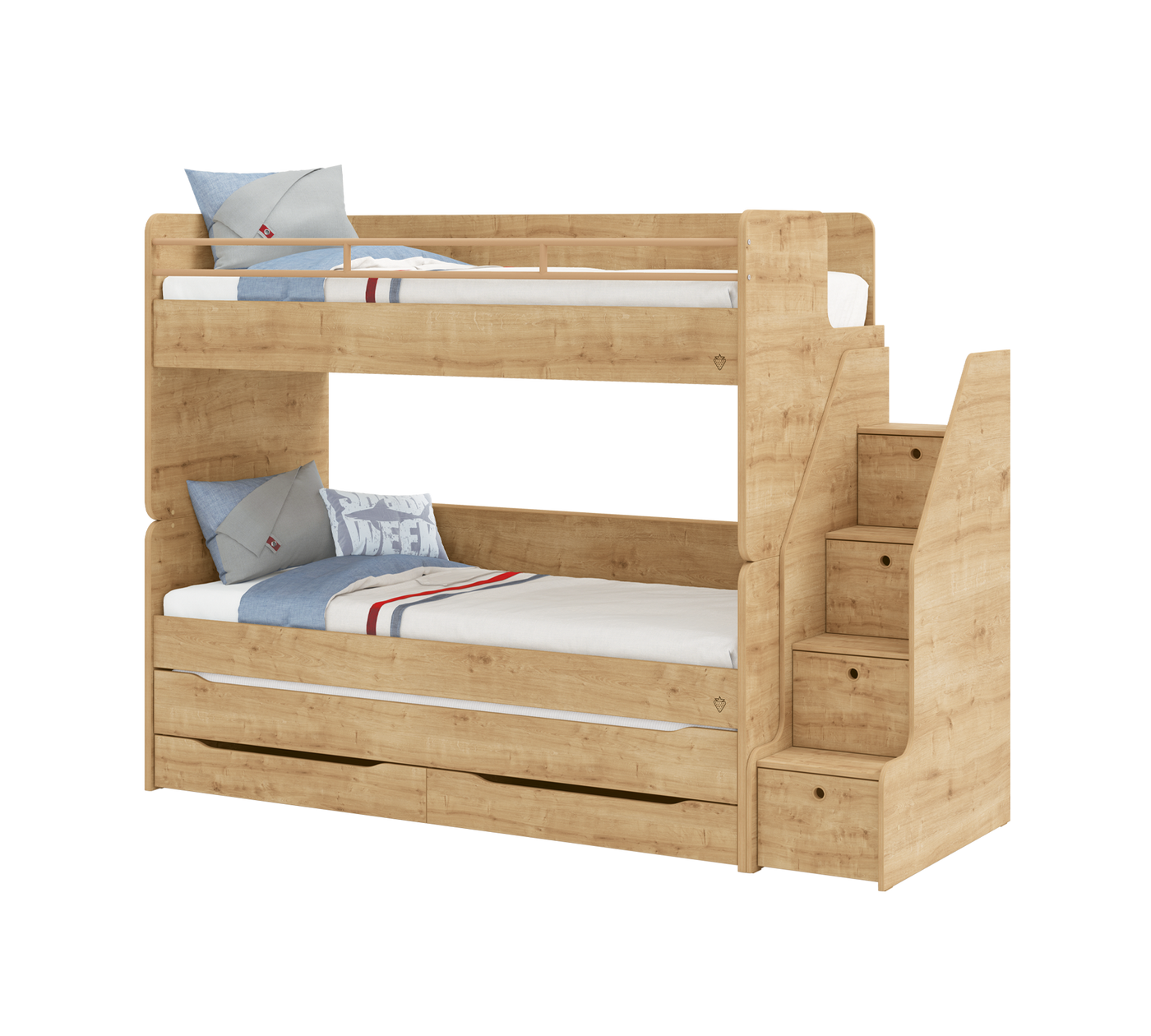 Mocha Studio Upper Bed Oak (90x200 cm)