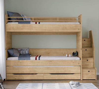 Mocha Studio Upper Bed Oak (90x200 cm)