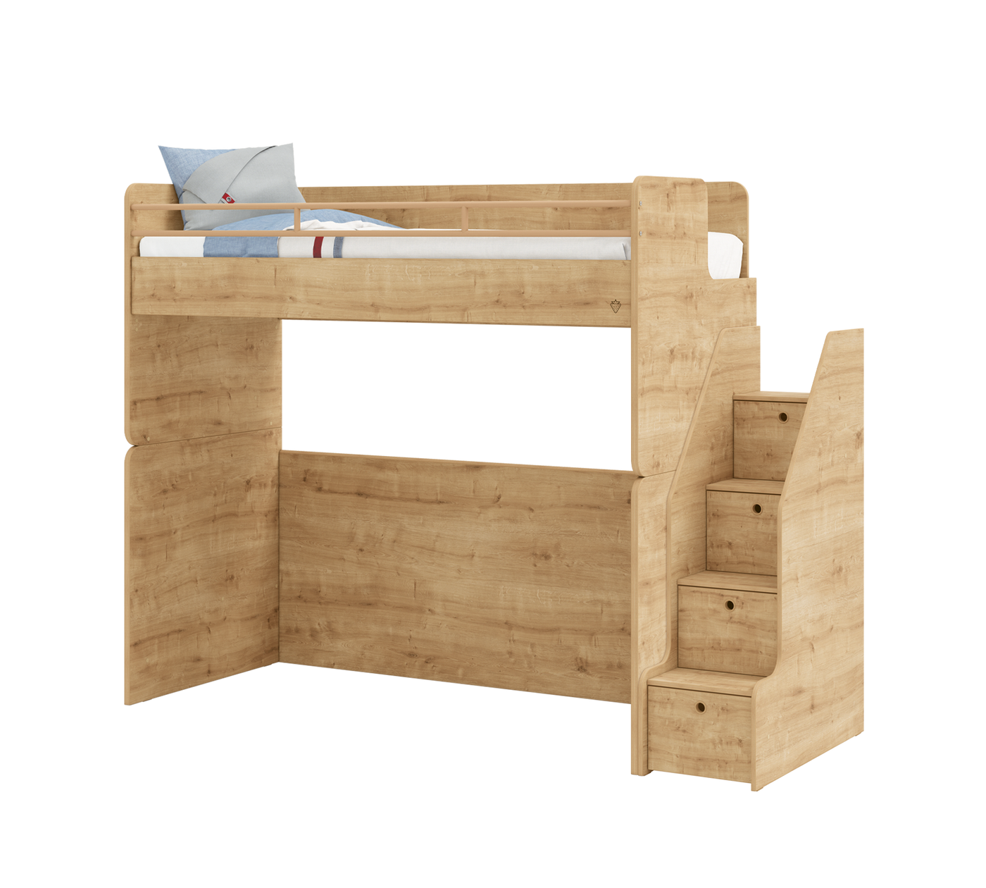 Mocha Studio Upper Bed Oak (90x200 cm)