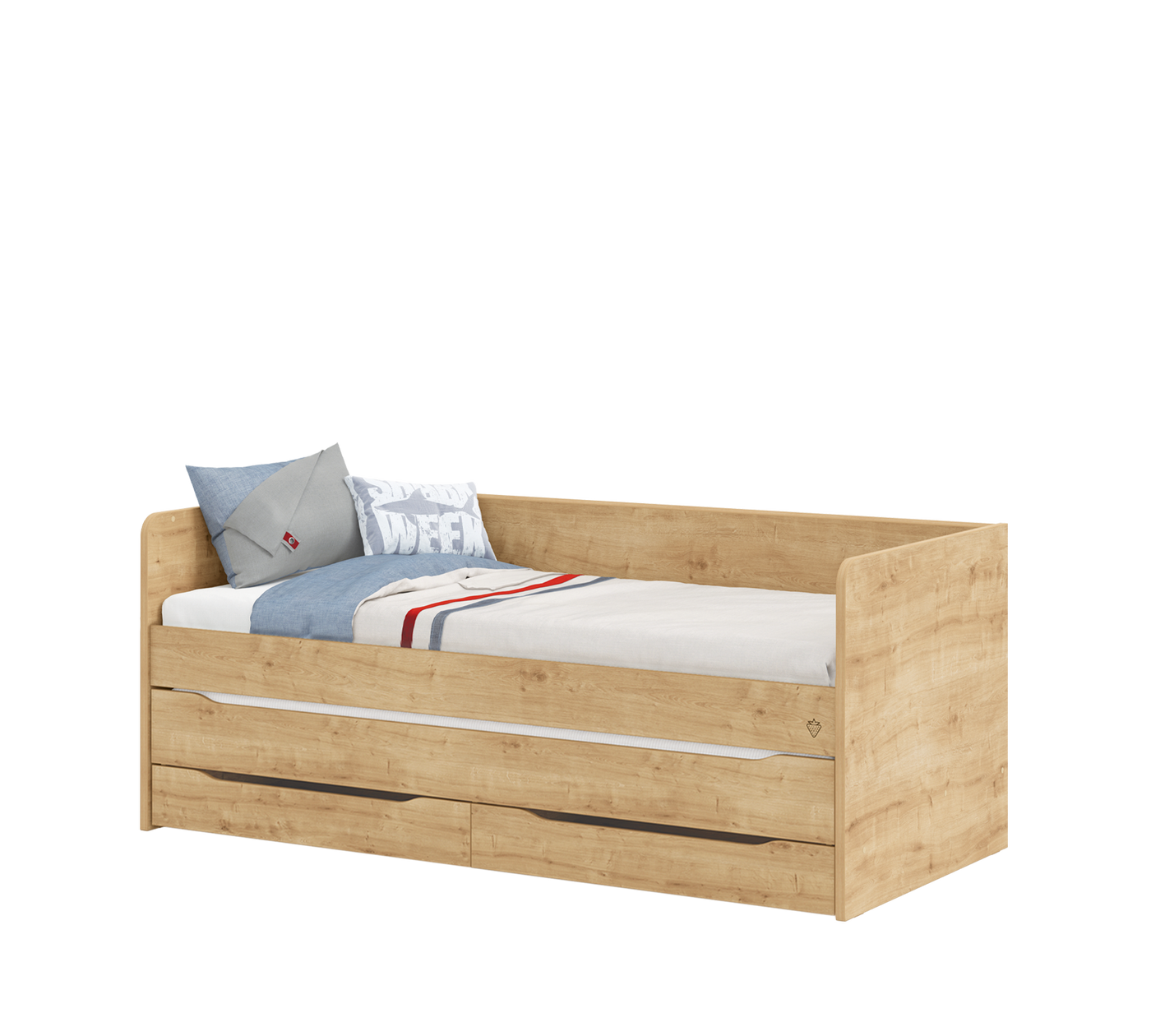 Mocha Studio Bed Oak (90x200 cm)