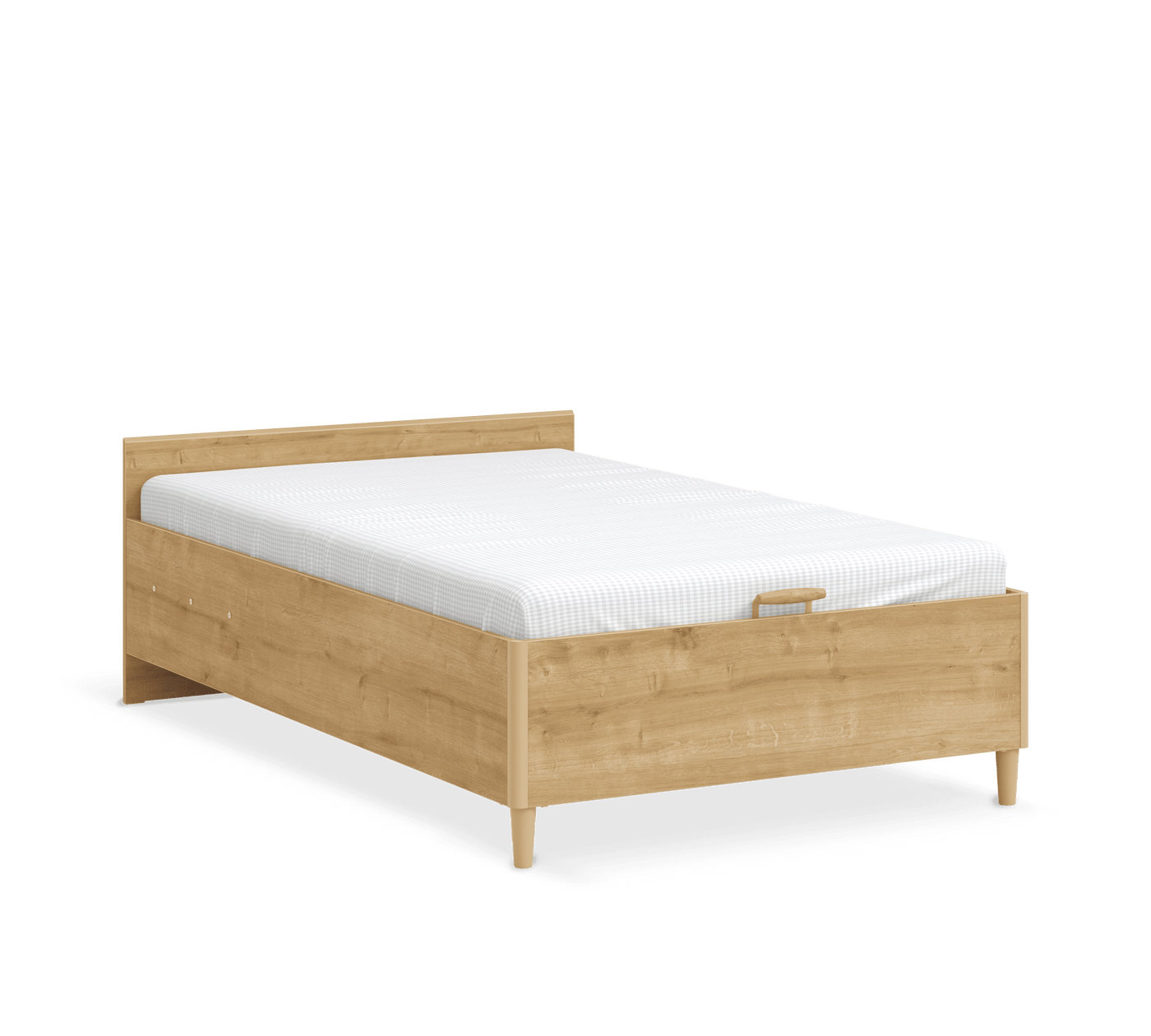 Mocha Headless Bed With Base (120x200 cm)