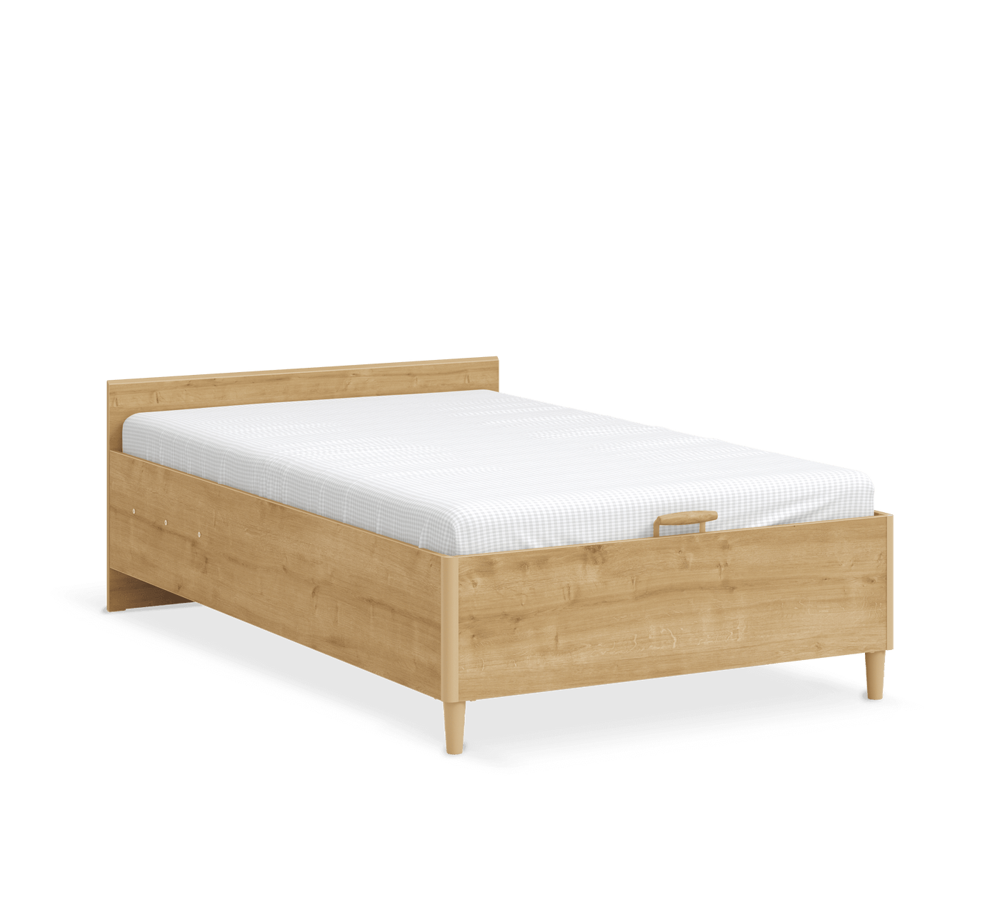 Mocha Headless Bed With Base