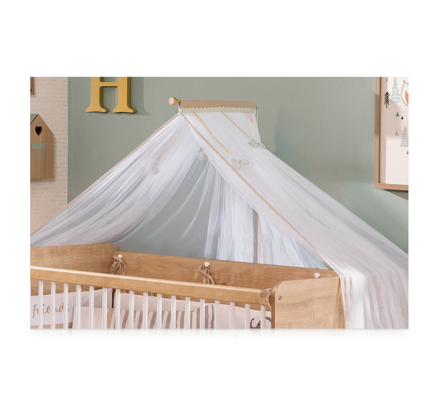 Mocha Baby Canopy (70x140 cm)