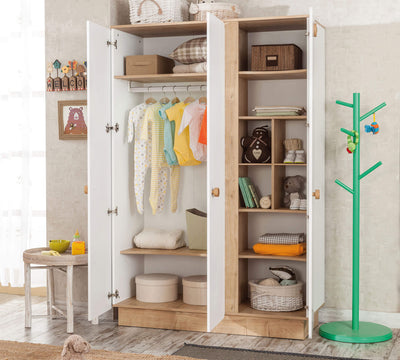 Natura Baby 3 Doors Wardrobe