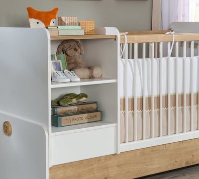 Natura Baby St سرير - أطفال صغار قابل للتكبير (75x160 سم)