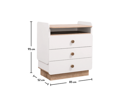 Natura Baby Dresser With Desk