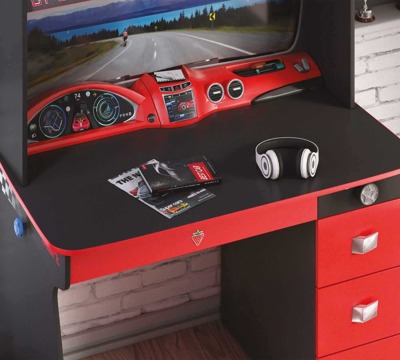 Champion Racer Concept Desk With Unit