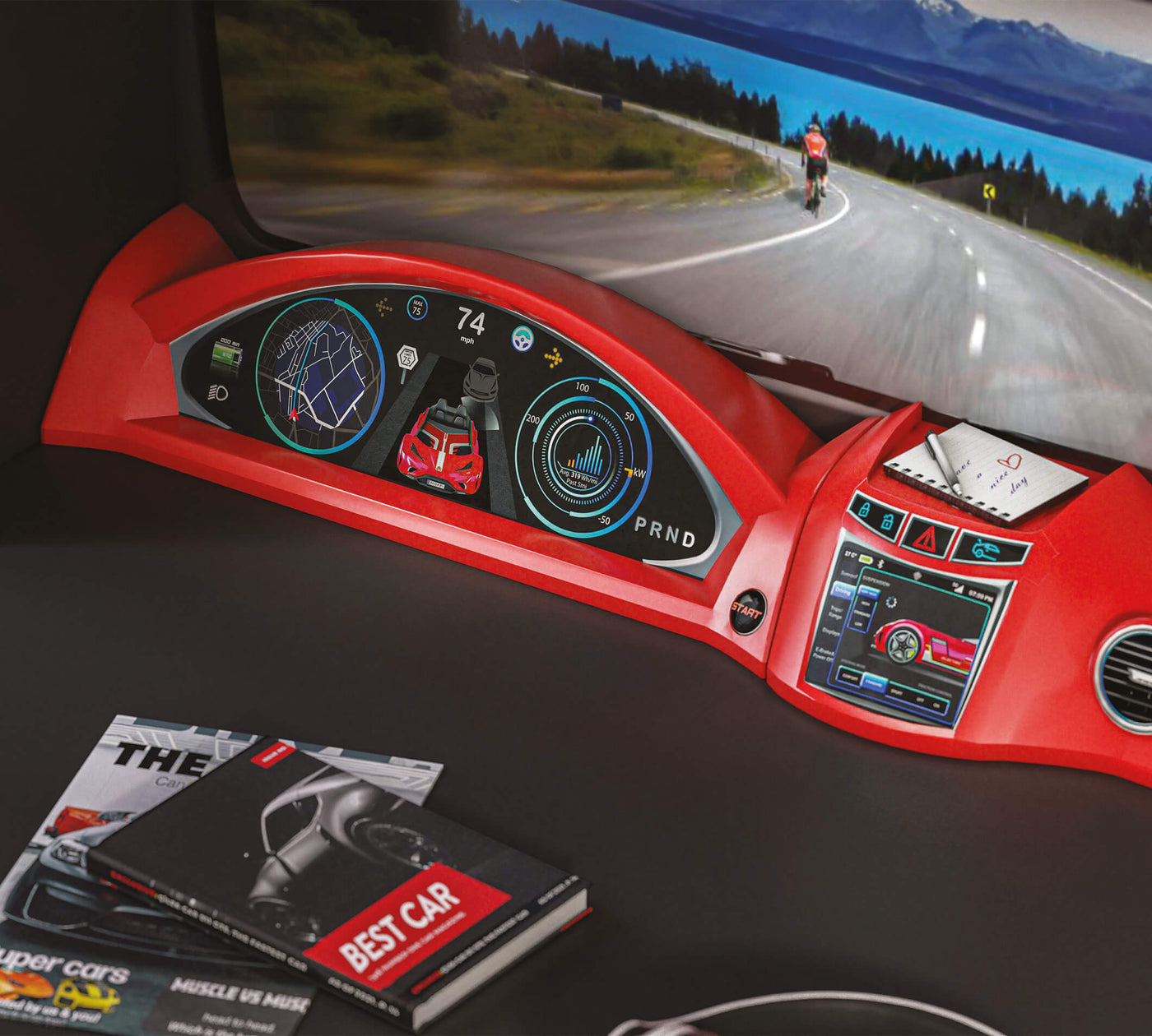 Champion Racer Concept Desk With Unit