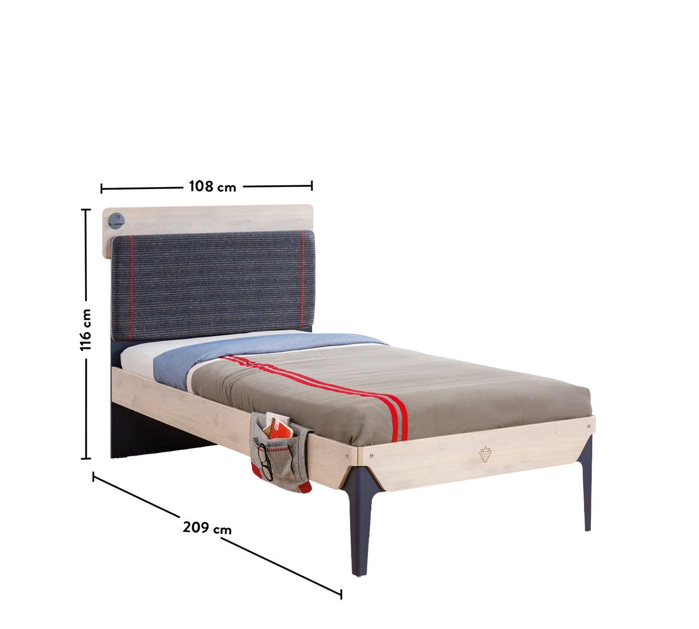 Trio Line Bed