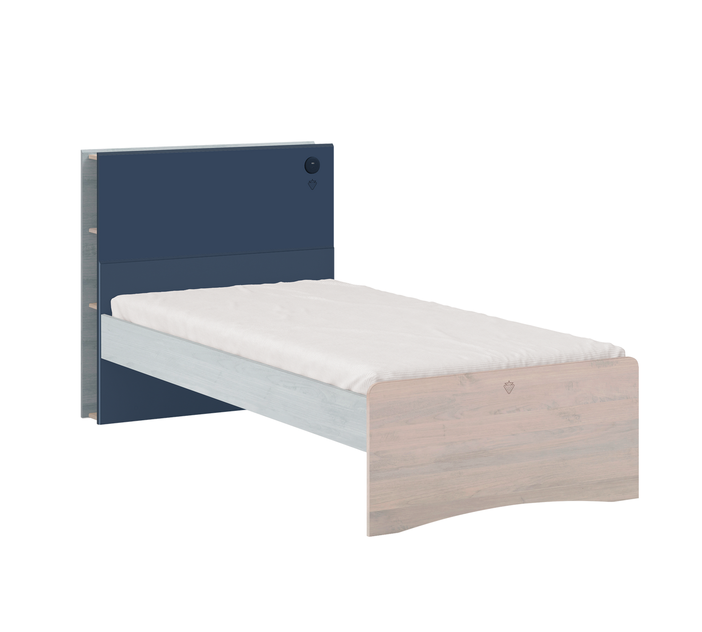 Trio Bookshelf Headboard (100 cm)