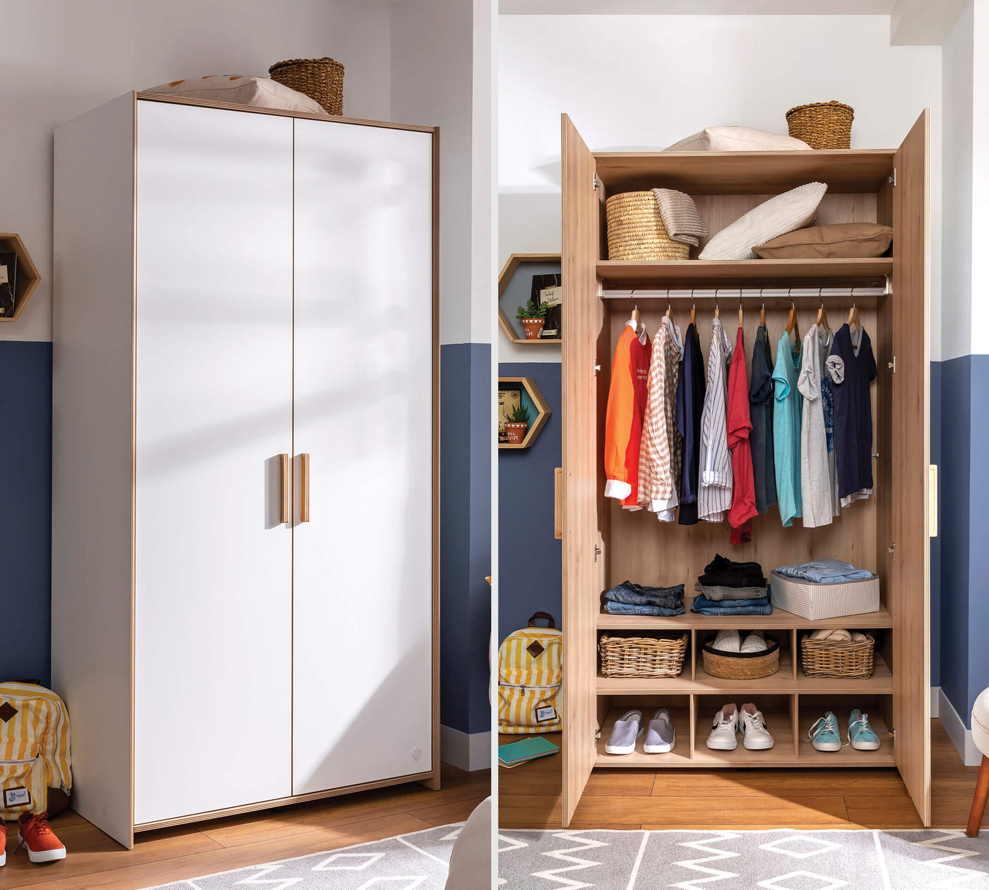 Modera 2 Doors Wardrobe