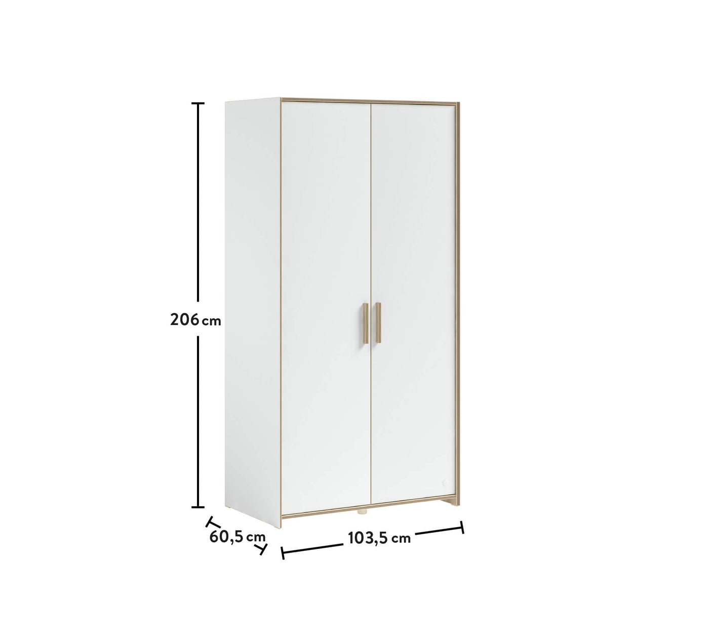 Modera 2 Doors Wardrobe