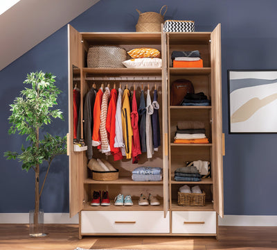 Modera 3 Doors Wardrobe