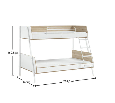Modera Large Bunk Bed (90x200-120x200 cm)