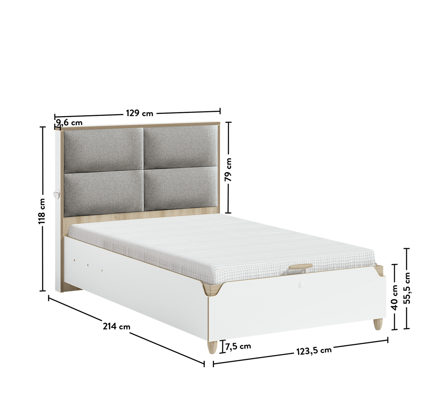 Modera Bed With Base