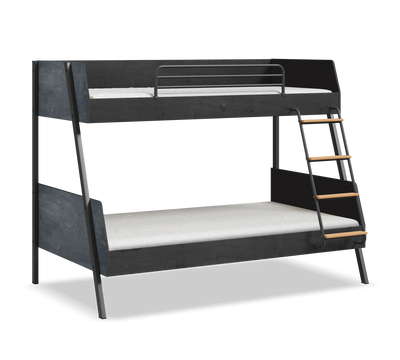 Dark Metal Groß Etagenbett (90x200-120x200 cm)
