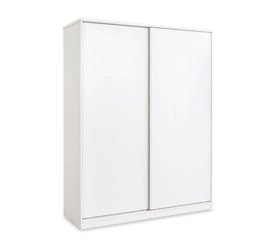 White Schiebeschrank