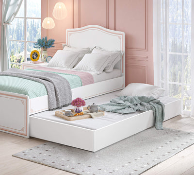 Selena Grey Pull-out Bed (90x190 cm)