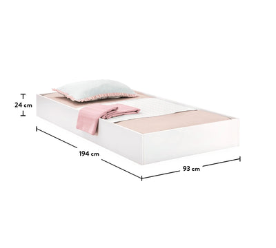 Selena Grey Pull-out Bed (90x190 cm)