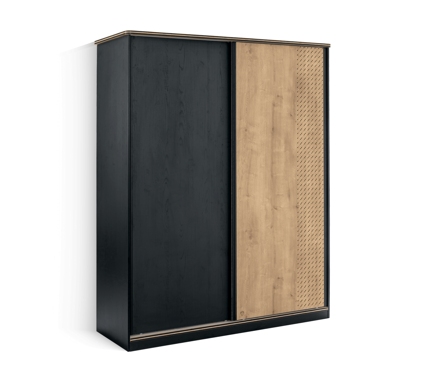 Black Sliding Wardrobe