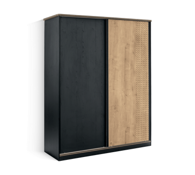 Black Sliding Wardrobe