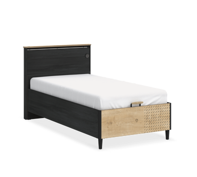 Black Bed With Base