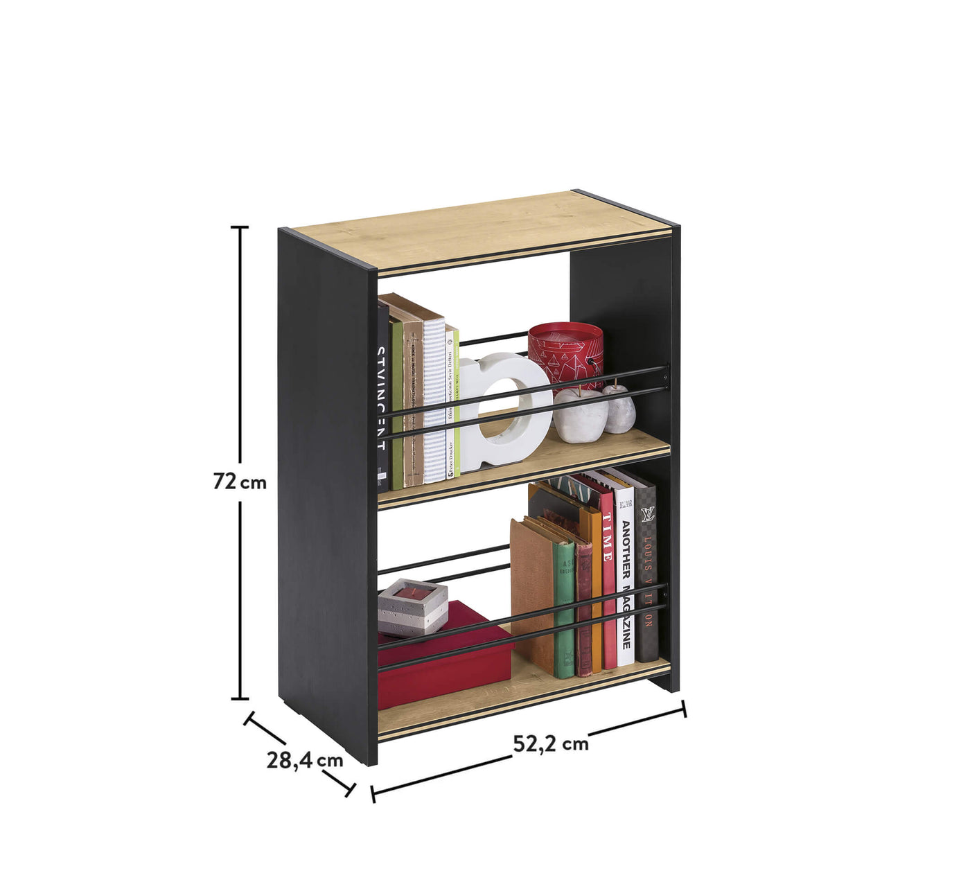 Black Small Bookcase