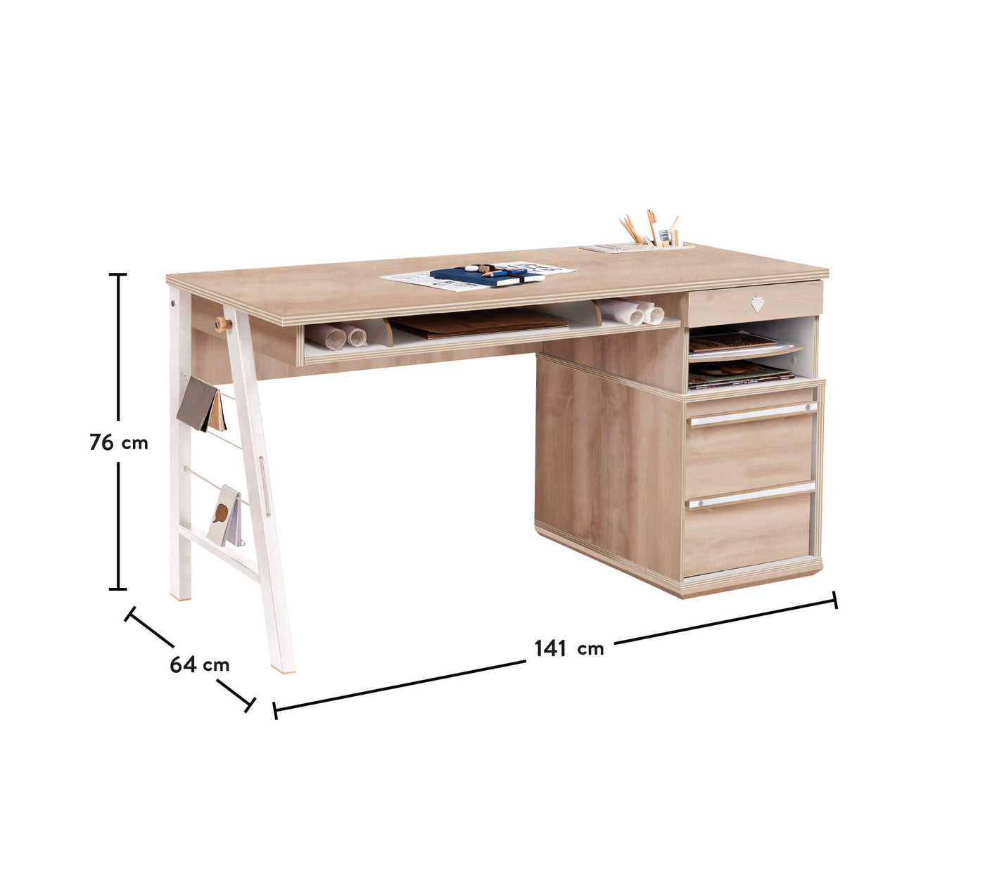 Duo Large Study Desk