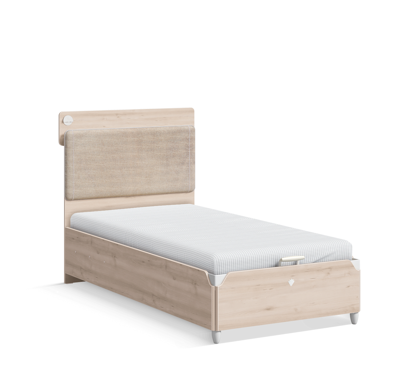 Duo Line Bed With Base (100x200 cm)