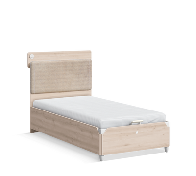 Duo Line Bed With Base (100x200 cm)