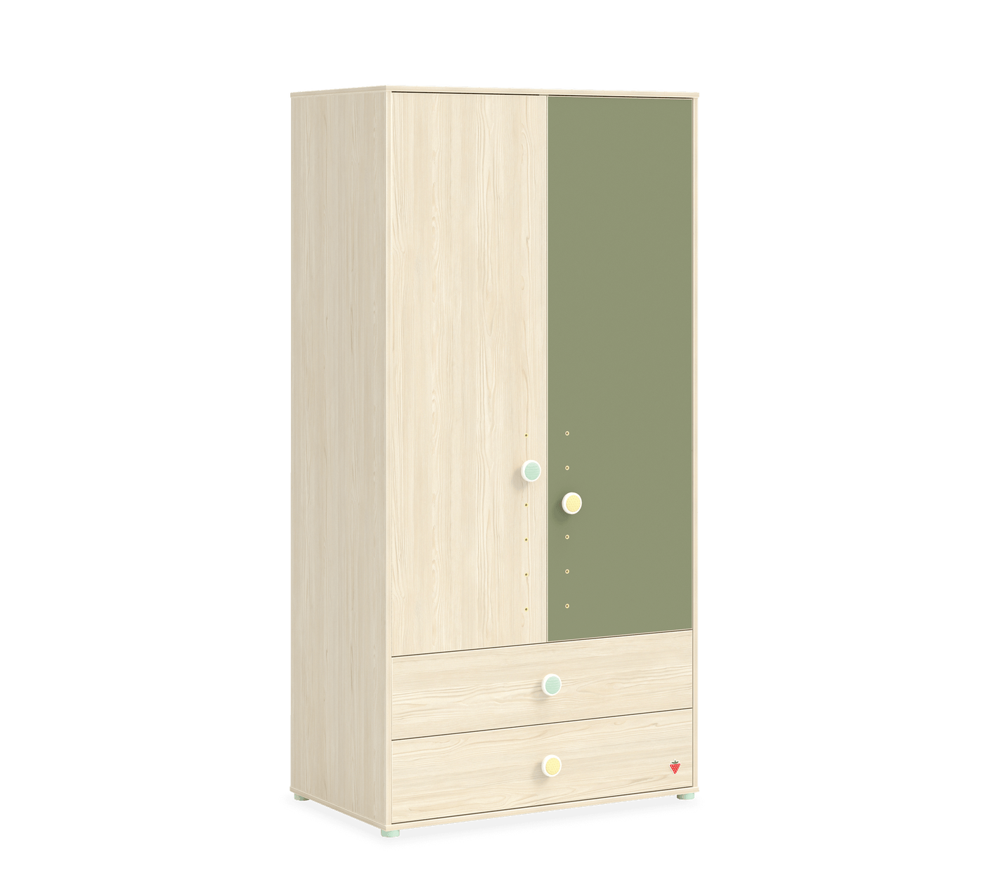 Montes Natural 2 Doors Wardrobe