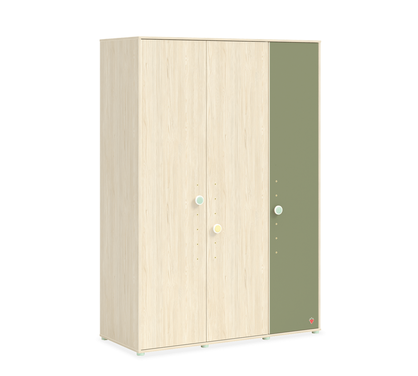 Montes Natural 3 Doors Wardrobe