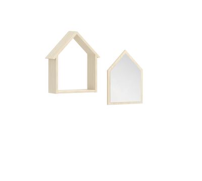 Montes Natural Fence Mirror Set