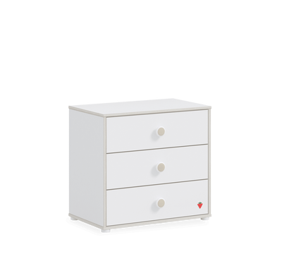 Montes White Small Dresser