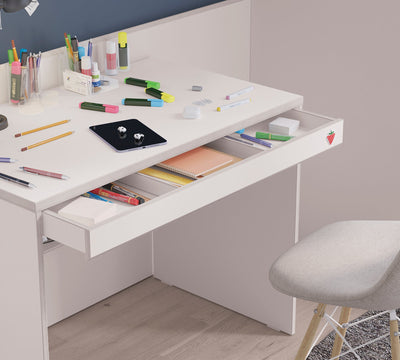 Studio Study Desk White